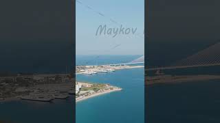 Vertical video Patras Greece The RioAntirrio Bridge Officially the Charilaos Trikoupis Bridg [upl. by Enisaj]