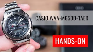 HANDSON Casio Wave Ceptor WVAM650D1AER [upl. by O'Gowan624]