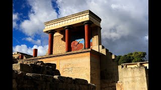 Knossos Palace and Fortress at Heraklion Crete [upl. by Ramel]