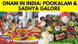 Onam Celebrations In Kerala News  Onam In India Pookalam amp Sadhya Galore  Kerala News  N18V [upl. by Hallette345]