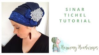 Sinar Tichel Tutorial  Harmony Headwraps  UK TIchel Shop [upl. by Canty]