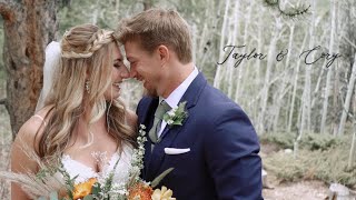 Taylor amp Cory  Golden Colorado Intimate Wedding [upl. by Kire]