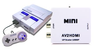 AV2HDMI SNES CONVERTER 1080P SUPER NINTENDO FULL SIZE WOLFCHILD [upl. by Anifled]