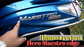 New Hero Maestro Edge 2018 Full Review  Bs4 Technology  Walkaround   HINDI BY Being Technozz [upl. by Alexandr]