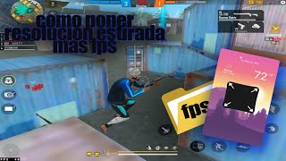 🚀COMO PONER RESOLUCION ESTIRADA QUE YO UTILIZO PARA JUGAR A 60FPS EN SMARGAGA🚀 [upl. by Ellehcan44]