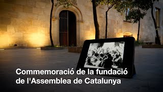 Commemoració de la fundació de lAssemblea de Catalunya [upl. by Nwahsak173]