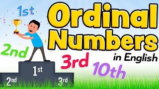 ordinal Numbers  Learn Ordinal Numbers from 1 तो 10 Ordinal Numbers in english [upl. by Petronilla]