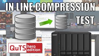 QNAP TSh973AX NAS  QuTS Hero ZFS In Line Compression Tests [upl. by Wahl]