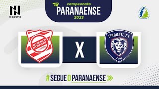 Campeonato Paranaense Rio Branco x Cianorte  AO VIVO E COM IMAGENS [upl. by Winstonn]