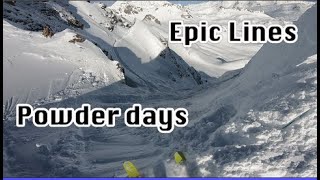 My best ski lines so far in Val dIsere [upl. by Pazice]