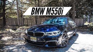 2017 BMW M550i Exhaust Sound amp Acceleration [upl. by Notselrahc]