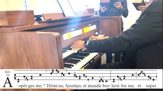 Asperges Me Partitura p órgão [upl. by Copeland]