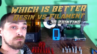 Resin vs Filament 3D printing which is better [upl. by Kelsy]