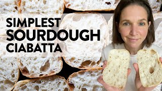 Simple Sourdough Ciabatta amp quotBaguettesquot [upl. by Otti]