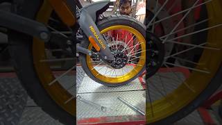 Finally spoke tubeless wheel for Himalayan 450 credit goes to respective owner dm us for remove [upl. by Fahey]