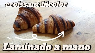 Aprende a hacer croissant bicolores como un panadero experto [upl. by Euell665]