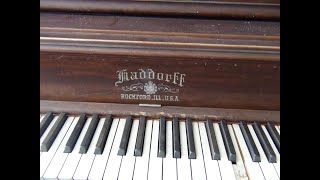 Haddorf Upright Grand Piano For Sale [upl. by Shaylah]