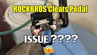 ROCKBROS Cleats Pedal Issue  Review [upl. by Llerot]