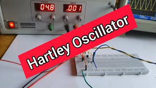 Hartley Oscillator Circuit  Diploma Electronics  BTECH  EDC Experiment  Breadboard [upl. by Sirama527]