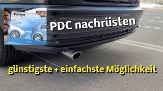 PDC Nachrüsten  universal schnell und einfach  Parkhilfe von VEGA VGS24  für alle Fahrzeuge [upl. by Airt15]