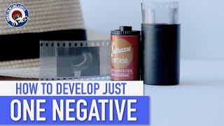 35mm FILM PHOTOGRAPHY  HOW TO DEVELOP JUST ONE NEGATIVE [upl. by Ajiam993]