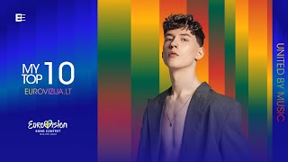 🇱🇹 EurovizijaLT 2024 Final  My Top 10  Eurovision 2024 [upl. by Godard163]