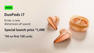 Mivi Duopods I7  TWS Earbuds  13mm Drivers  3D Sound  Low Latency  Features  Price [upl. by Ing584]