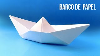 COMO HACER UN BARQUITO DE PAPEL QUE FLOTE EN EL AGUA  ORIGAMI [upl. by Adnylem530]