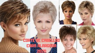 CORTE DE PELO CORTO 20202021MUJER CARA ALARGADA 20304050 [upl. by Cis]