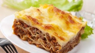 طريقة تحضير لازانيا بالكفتة روعة Lasagne à la viande hachée [upl. by Eyaf]