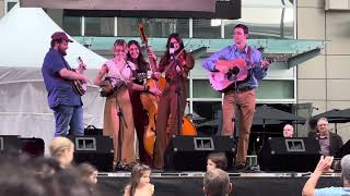 The Burnett Sisters Band City Plaza Youth Stage IBMA Raleigh NC September 30 2023 [upl. by Vijnas]