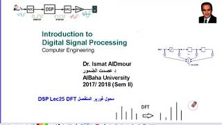 DSP Lec25 DFT محول فورير المنفصل [upl. by Glyn]