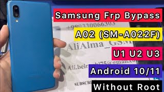 Samsung A02 SMA022F U2 U1 U3 Repair Imei amp Patch Certificate Without Root Android 1011 Fix Ng [upl. by Jareb]