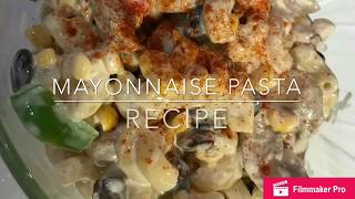 Mayonnaise Pasta Salad Recipe سلطه المعكرونه بالمايونيز [upl. by Jaimie]