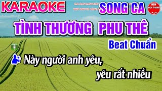 Karaoke Tình Thương Phu Thê  Bolero Song Ca  New Duy Thắng [upl. by Caryl]