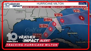 TRACKING HURRICANE MILTON  10 Tampa Bay gives live updates on latest track [upl. by Ahtekahs]