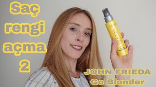 SAÇ AÇICI SPREY JOHN FRIEDA GO BLONDER [upl. by Retsevel]