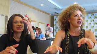 SDCC 2018 A Discovery of Witches  Alex Kingston amp Valarie Pettiford [upl. by Rekyr]