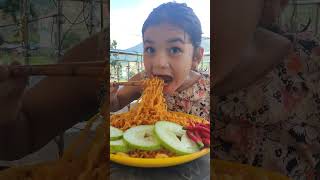 Noodles loverThuldai shortsfood mukbang fypシ゚viral [upl. by Wolfson195]