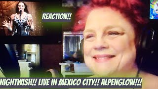 Nightwish  Alpenglow  LIVE in Mexico City Reaction [upl. by Cindra144]