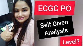 ECGC PO  GA 🙆 Self given Analysis  Exam Level Questions Asked Minakshi Maam [upl. by Aidnac754]