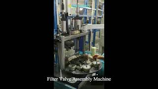 Sun Hong Filter Bypass Valve Assembly Machine  Car Spin on Oil Fuel Filter Making Machine [upl. by Filemon]