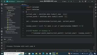 Calculate no of sunday in python tamil  Date and time calculate using python in tamil  Python [upl. by Yager]