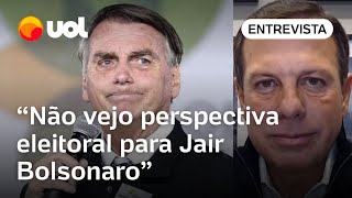 Bolsonarismo não morreu mas não vejo perspectiva eleitoral para Bolsonaro diz Doria [upl. by Ramses]