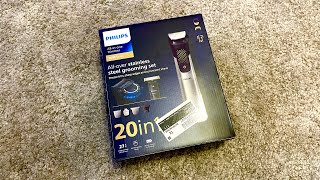 Philips allinone trimmer series 9000 unboxing [upl. by Aisayn]