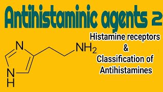 Antihistaminic agents 2  Medicinal Chemistry  III B Pharm V Semester  Unit I [upl. by Annahsirhc]