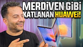 Karaborsada üçe katlanan telefonu bulduk Huawei Mate XT Ultimate 🔥 [upl. by Eignav]