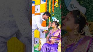 Seemantham❤️ seemanthamceremony maternity babyshower traditional couple function saree love [upl. by Yurik]