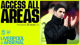 ACCESS ALL AREAS  Liverpool vs Arsenal 11  A valuable point at Anfield [upl. by Cathey]