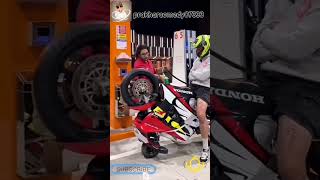 Ulta Bike shorts honda altered petrol petrolpump bike ulta funny comedy comedyshorts [upl. by Umberto]